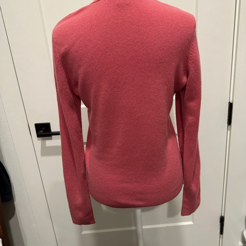 Ann Taylor Rose Size S Cashmere Sweater - Picture 2 of 5